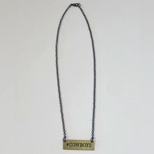 #Cowboys necklace